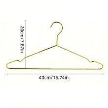 Clothes Hangers, Clothes Hanger 10pcs Non-Slip Skirt Coat Drying Hanger Wardrobe Clothing Storage Sapce Save Organizer Metal Hanger