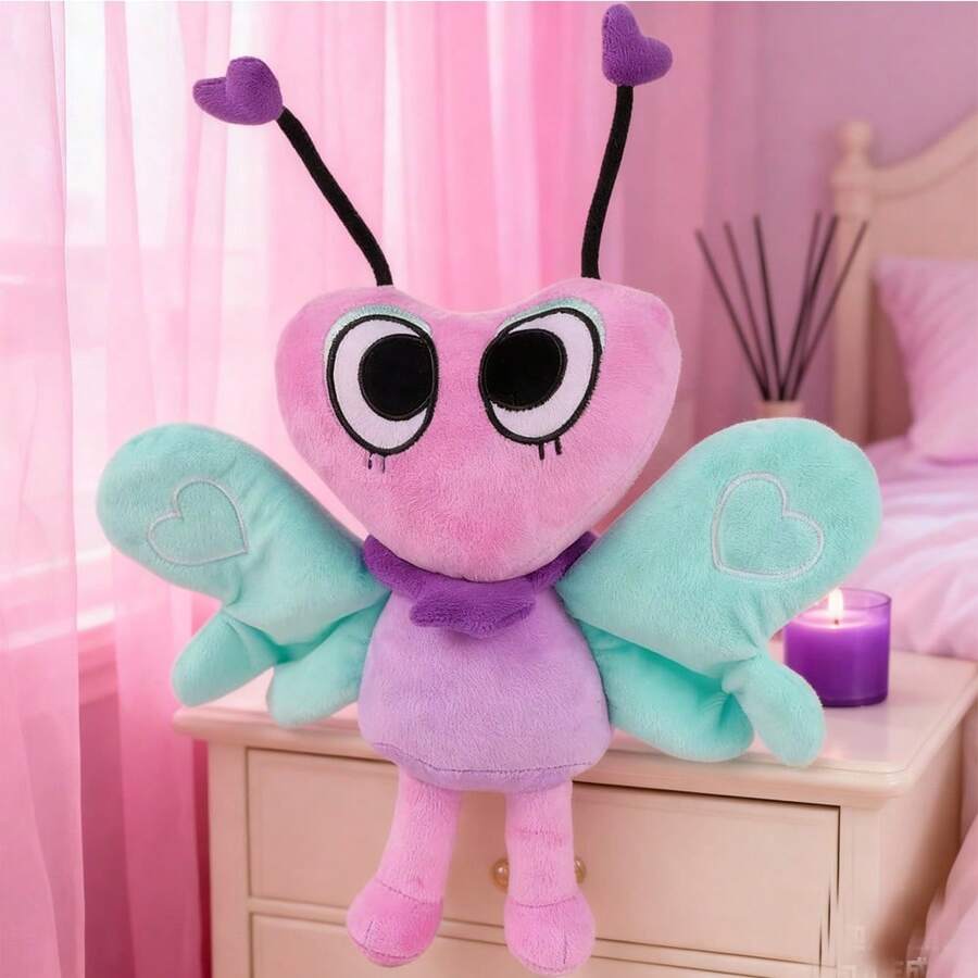Dandy's World Healing Plush Doll Gift Box - Cute Shaped Doll Set, Christmas Home Soft Decoration/Thanksgiving Atmosphere Prop, Office Desktop Creative Ornament, Suitable For Heartwarming Gifts From Best Friends And Partners - 粉色 - 查看 1