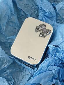 eyekan 1 Mirror With Butterfly Cartoon Contact Lens Case, Contact Lens Case, Contact Lens Care Case, And Auxiliary Wearing Stick Suitable For Travel And Home Use. Contact Lens Container Immersion Storage Kitschool