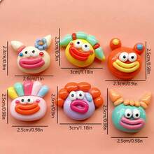 6个趣味爆炸香肠嘴冰箱贴，色彩鲜艳可爱，适用于冰箱、磁性金属柜、白板、洗衣机和其他铁质表面，是室内装饰和节日礼物的理想选择。 - 醜小孩 - 查看 3