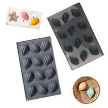 1pc Silicone Cocoa Fruit Shaped Mousse Cake Mold, Suitable For Baking Mousse, Cake, Chocolate Candy, Candle, Handmade Soap And Other Holiday Gifts - Grey - View 5