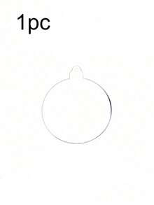 20 peças de enfeites circulares transparentes de acrílico, discos circulares de acrílico transparente de 3 pol. com furos, enfeites de Natal redondos de acrílico transparente para decoração de pendurar em árvores de Natal, escultura, pintura e artesanato faça você mesmo, Natal - Claro - Ver 11