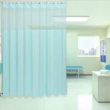 Flame Retardant Hospital Curtain Hanging Medical Privacy Room Divider Cubicle Curtains - Meets For Fire Retardant Testing According To NFPA-701 1 Panel Lake Blue 9x8ft - LakeBlue - View 7