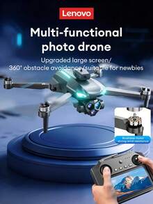 Lenovo Wing Toy Drone Advanced Version, Suitable For Beginners, 4.5" HD Camera, Remote Control, Long Battery Life, 360° Obstacle Avoidance, Wind Resistant, Stable Flight, Great Gift - Black - View 12