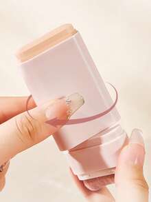 1支装自然妆效保湿防水持久不晕染亮泽旋转粉底棒，带刷头，打造无瑕妆容 - 彩色 - 查看 3