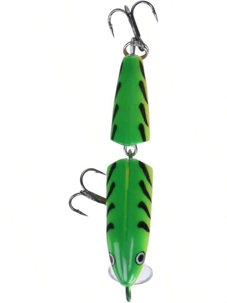 Rapala Articulado 05 - Cebo de Pesca - Lubina - Oro - 1 Pieza - Tigre de fuego - Añade 6