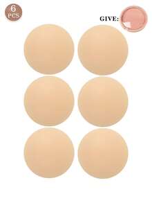 2/4/6pcs Reusable Silicone Nipple Covers, Strapless Invisible Self-Adhesive Breast Petals, Convenient Gift Box, Women Lingerie Accessories To Prevent Nipple Protrusion - Multicolor - View 11