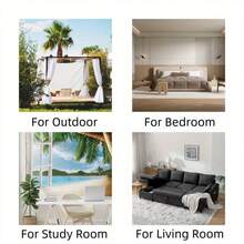 1pc Juminocore Wall Paintings, Suitable For Bedrooms, X-Inch Ballet Figurehead Wall Paintings For Teenage Girls, Pink Flower Wall Paintings, Cutecore Room Decoration, Cute Girl Aesthetic Hanging Art Wall Paintings (Cat Dream) - 彩色 - 查看 2