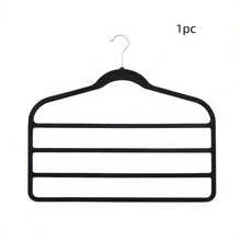 4-Tier Space Saving Clothes Hanger | Durable Plastic Multifunctional Storage Rack, Can Store Scarves, Ties, Skirts, Pants - Non-Slip Seamless Design, Ideal For Dorms And Closets, Clothing Organization, Closet Organization, Fashionable Hanger Design, Non-Slip Structure - Multicolor - View 12