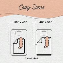 TFKI Best Friends By Sheri Calming Shag Dog Blanket Ultra Soft Faux Fur Pet Throw Anxiety-Relief Lightweight Warm Bed Cover For Dogs And Cats Machine Washable Taupe 40" X 50" - Nâu xám - Xem 5