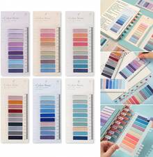 Adhesivos 1200 Juego De Etiquetas marcadores de página adhesivas Pestañas De Índice Adhesivas 1200 Marcadores De Página - Multicolor - Ver 9