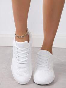 Women's Athletic Dance Shoes, White Aerobics Shoes, Girls' Fitness Shoes, Broadcast Gymnastics Training & Competition Shoes, Ballet Flats