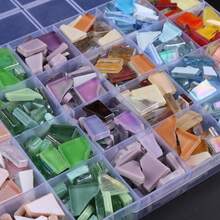 600G/Box Irregular Glass Mosaic Tiles - Premium Craft Decorative Pieces For Creative Art, Painting, Handmade Jewelry, And DIY Projects - Multicolor - View 6