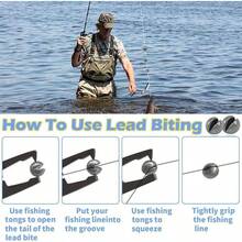 250/150pcs Split Shot Fishing Sinkers With Open Mouth Design For Freshwater And Saltwater Fishing - High-Performance Fishing Weights With Secure Clip Attachment For Improved Casting Accuracy And Tackle Efficiency - Sliver - View 3