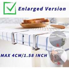 Tablecloth Clips - Silver - View 2