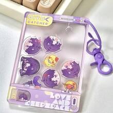 1pc Love And Deepspace - Acrylic Shaker Desk Decor - High Transparency Material High Definition Printing - Bedside Desk Decoration - Desk Collection Ornament - Anime Desk Accessory - Versatile Decorative Item - Shaking Gacha Machine - Anime Merchandise - Multicolor - View 23