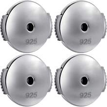 Earring Backs - Locking Safety Lifter Secure Hypoallergenic Silver Magic Earring Backs Replacement For Stud - B:扁平耳環底托 - 金色和銀色 - 查看 9