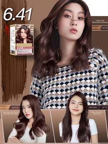 L'Oreal Excellence Parisian Chic Hair Color 6.41 172ml,Full Gray Coverage,Nourishing Care,Easy & Clean Application,Gentle & Pleasant Fragrance.172ml/5.82fl.Oz - 6.41 - View 2