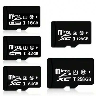 1 Thẻ nhớ tốc độ cao, phù hợp cho điện thoại thông minh, máy tính bảng, máy ảnh, hệ thống âm thanh ô tô, thiết bị chơi game, v.v. - Thẻ SD lưu trữ đa thiết bị bền bỉ và đáng tin cậy, tốc độ truyền dữ liệu nhanh, thiết kế tốc độ cao, chức năng đa dạng, chắc chắn và bền bỉ, có các dung lượng 16GB/32GB/64GB/128GB/256GB.