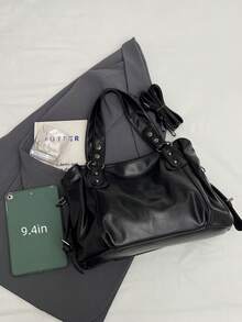 Torba retro minimalistyczna o dużej pojemności, modna, do pracy i na studia