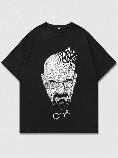 Estampa de esqueleto faraónico,Camiseta casual de cuello redondo y manga corta con estampado,adecuada para uso diario en primavera y verano,unisex,,playeras de hombre,camisas de hombre,ropa de hombre,playera de hombre,camisas para hombre,playera hombre,playera manga ,larga hombre,gym,playeras de mujer,ropa para hombre,playeras para hombre,hombre ropa,ropa hombre,oversize hombre,crop top hombre,streetwear,women clothing casual,blusas para dama casuales,camisas de mujer, flash oferta,y25k ropa hombre