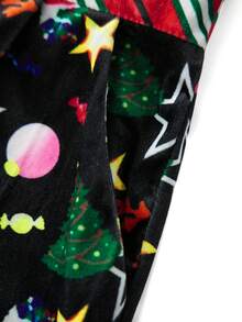 Womens Christmas Jumpsuit Overalls Festive Sleeveless Santa Long Romper Pants Holiday Costume - Multicolor - Ver 9