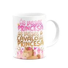 JPS INFO Caneca Divertida Vibes - As vezes princesa...