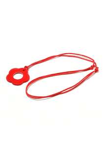 1个优雅清新甜美悬挂式眼镜架，PU皮革便携时尚眼镜绳，户外旅行眼镜配件，女士眼镜配件