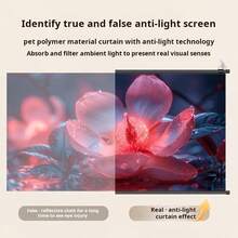 Projection Screen 4K HD Home Theater Projector Screen Manual Pull Down Movie Screen For Indoor Outdoor 60"/72"/84" - Xám - Xem 4