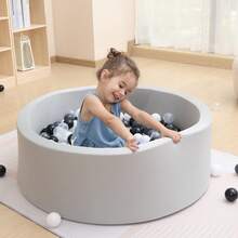 4-Color Soft Foam Ball Pit, Suitable For Children's Birthday Party, Pool Tent, Baby Game Fence, Ball Pit, Baby & Toddler Play Fence, Ideal Gift For Boys And Girls, Indoor/Outdoor Playhouse Baby Toy Ball Pit (Balls Not Included)