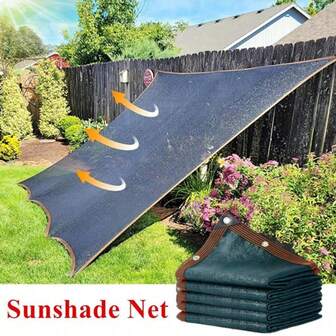 1PC Black Anti-UV HDPE Sunshade Net Garden Succulent Plant Shading Net Outdoor Sun Shade Net