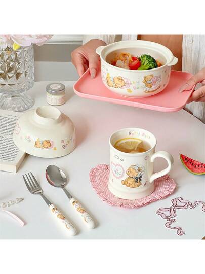 Bộ Gấu Ngủ Hình Trái Tim