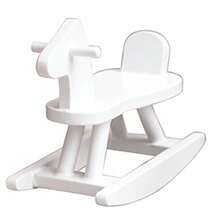 1 bộ đồ nội thất thu nhỏ nhà búp bê tỷ lệ 1:12, cũi trẻ em, ngựa bập bênh màu trắng, ghế ăn, ghế đẩu, đồ trang trí Lễ Tạ ơn - Nhiều màu - Xem 14