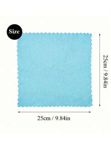 10pcs Glass Cleaning Cloths With Fish Scale Pattern, Household Cleaning Rags, Decontamination Cloths, Dish Towels, Window Wipers, No Trace, Multi-Purpose Cleaning Cloths, Cleaning Supplies, Cleaning Tools, Back To School Supplies, Kitchen, Bathroom - Multicolor - View 3