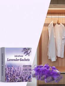 Lavender Fragrance Sachet, Natural Fresh Long-Lasting Floral Scent For Wardrobe, Shoe Cabinet, Home, Portable Fragrance Bag - Multicolor - View 3