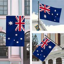 Australian Flag Chain, Little Australian Flag, Grand Opening Ceremony, National Sporting Events, Holiday Decorations(Hand Waving Flags, Garden Flags) - Multicolor - View 10