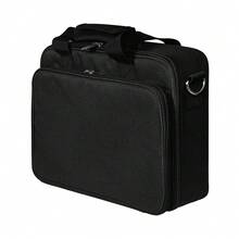 Hairdressing Bag, For Hairdressing Tools, Stylist Travel Bag, Hair Styling Tool Storage Bag, Cosmetic Bag, Large Organizer With Multiple Compartments For Stylists And Barbers, For Scissors, Combs, Brushes And Clips, Lightweight Yet Durable, Functiona - Black - View 4