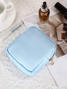 1 件个性化图像定制迷你可爱休闲便携式迷你包小众耳机零钱包轻质尼龙多功能拉链化妆包礼品，波西米亚风 - 彩色 - 查看 9