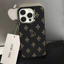 Funda de teléfono D-Drake O-OvO OWL para 17,16,15,14,13,12,11,Pro,Max,Plus, cubierta mate negra a prueba de golpes - z8 - Ver 2