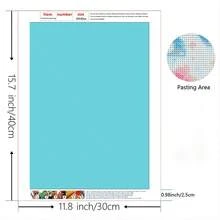 Kit de pintura com diamantes em acrílico (1 peça), padrão artístico elegante, cobertura completa, ideal para adultos, decoração para quarto, corredor, escritório e banheiro. Atividade artesanal fácil de fazer você mesmo. Presente perfeito. Moldura não inclusa.