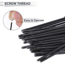 1 Set Universal Spokes 13G 215mm Length Bike Wheel Spokes Nipple Black 45 Steel - Initial - View 6