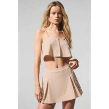 Alo Yoga Dreamscape Tank - Macadamia |  | Pilates Set - Macadamia - View 3