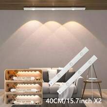 1pc Ultra-thin Usb Rechargeable 3-mode Color Temperature Led Light With Motion Sensor, Suitable For Kitchen, Bedroom, Cabinet, Wardrobe, Staircase, Corridor - White - View 19