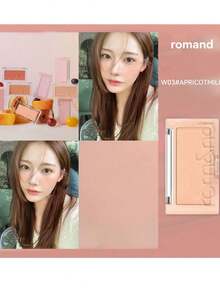 Rom&nd Romand BETTER THAN CHEEK W03 杏子牛奶色，哑光妆效，丝绒般柔滑的粉质，渐变晕染效果，暖色调提亮肤色，控油，适合干性肌肤，5秒快速提亮，提亮眼周，渐变压纹包装，色彩强度指南，韩国彩妆，韩国化妆品 - W03 APRICOT MILK - 查看 6