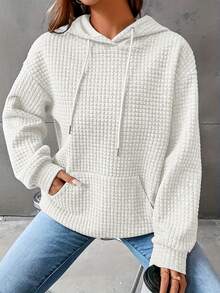 Cozy Fall & Winter Layering, Casual Long Sleeve Pullover (Vibrant Orange, Hand Washable)       Women's Thick Waffle Hoodie - Oversized Kangaroo Pocket & Adjustable Drawstring Hood, Soft Plush Winter Sweatshirt  Basic Tee High-Waisted Jeans Simple Wide Leg Pants Slim Skinny Pants Casual Dress Crew Neck Hoodie Straight Leg Casual Pants Versatile Button-Down Shirt Solid Color Base Layer Top Loose Straight Skirt Classic Black Skinny Pants Simple Maxi Skirt Casual Sweatpants Slim Pencil Pants Versatile Midi Skirt Basic Button-Down Shirt High-Waisted Wide Leg Skirt Solid Color Casual Pants Simple Overall Dress Straight Leg Cigarette Pants - 白色 - 查看 2