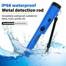 Handheld Metal Detector Probe, Waterproof GP Pointer, Treasure Hunting Locator Detector, Suitable For Adults & Teenagers - Orange, Black, Blue, Green, Christmas Eve, Father's Day Gift - Blue - View 3