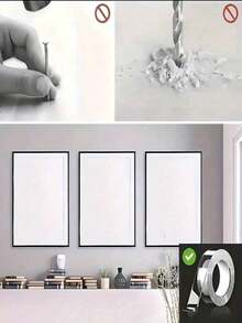 10米（10米/卷）超强双面胶带，纳米透明双面胶带，高粘性纳米透明双面胶带，可重复使用强力防水纳米胶带，多用途透明防水无缝胶带，适用于厨房、卧室 - 彩色 - 查看 6