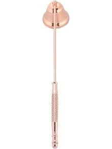Snuffer de Vela de Acero Inoxidable Herramienta Manual para Cortar Mechas y Controlar Llamas en Velas Grandes (SILVER) - Oro rosa - Ver 2