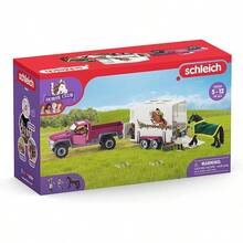Horse Club - 38PC Trailer And Truck Transporter Playset With Realistic Horse And Rider Figurines And Accessories - Interactive Toys Girls And Boys - Kids Ages 5+ |   42346Christmas Birthday - Updated Packaging - View 5