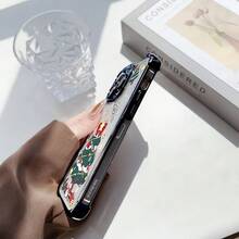 Exquisita Funda de Teléfono de Navidad Adecuada para 17, 16e, 16, 15, 14, 13, 12, 11,, Pro, X, XR, XSMAX, 8, Plus - Funda Trasera de Goma Suave Transparente a Prueba de Golpes, Accesorios de Teléfono de Vacaciones, Funda de Teléfono Transparente, Diseño de Navidad, Tema de Decoración Festiva, Textura Suave Transparente, Material a Prueba de Golpes, Compradores de Navidad, Usuarios de, Temporada de Vacaciones - Colores mixtos - Ver 6